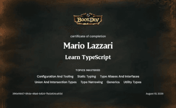 Learn TypeScript
