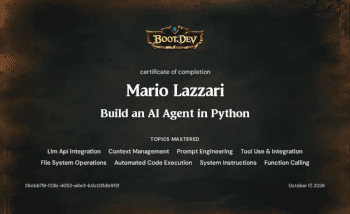 Build an AI agent in Python