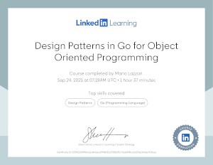 Design patterns in Go