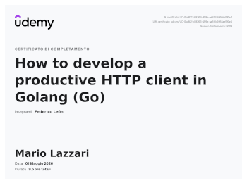 HTTP client in Go