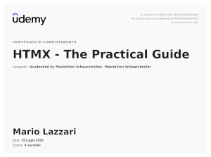 HTMX: practical guide