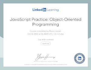 JavaScript practice: OOP