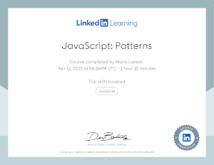JavaScript Patterns