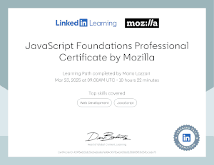 Mozilla JavaScript foundations