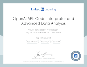 OpenAI Data analysis API