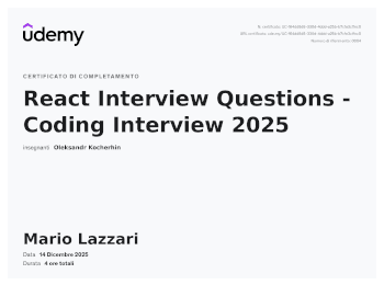 React code interview