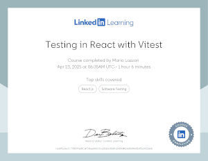 Testing React with Vitest