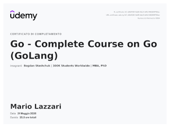 Go complete course