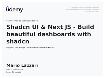 Shadcn & NextJS